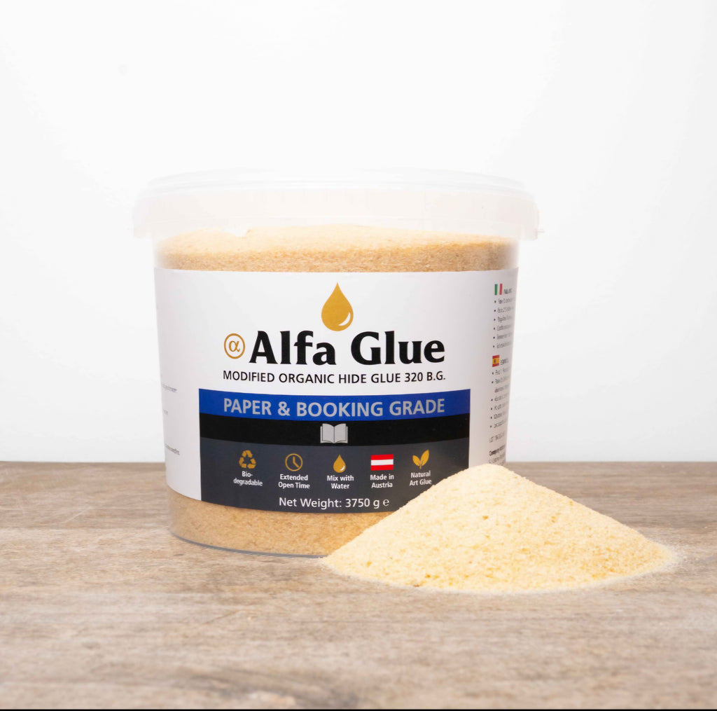 Hide Glue,Organic Animal Glue/ Hautleim/ Technical Gelatine 320 Bloom grade for paper applications and Bookbinding 3.75 kg